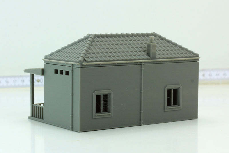 Italian House - With Veranda SS T1 - Historical Tabletop Wargaming Terrain - Miniature Gaming - 3D Printed