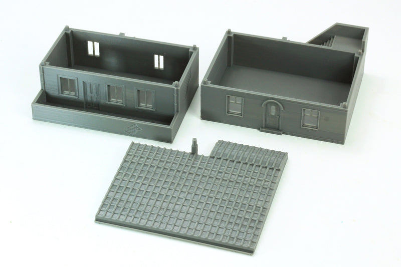 Italian House - Apartments DS T3 - Historical Tabletop Wargaming Terrain - Miniature Gaming - 3D Printed