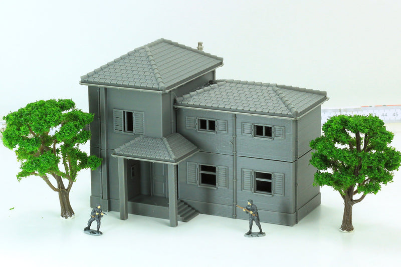 Italian Village Set - 4 Houses - Historical Tabletop Wargaming Terrain - Miniature Gaming - 3D Printed