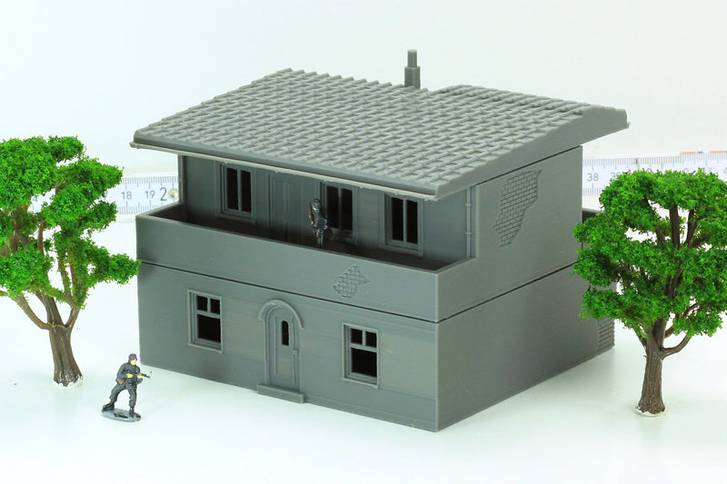 Italian House - Apartments DS T3 - Historical Tabletop Wargaming Terrain - Miniature Gaming - 3D Printed