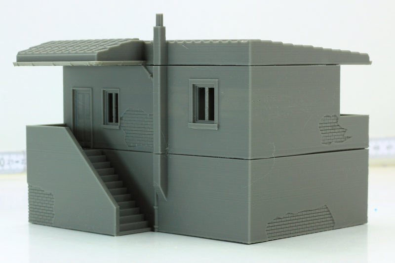 Italian House - Apartments DS T3 - Historical Tabletop Wargaming Terrain - Miniature Gaming - 3D Printed