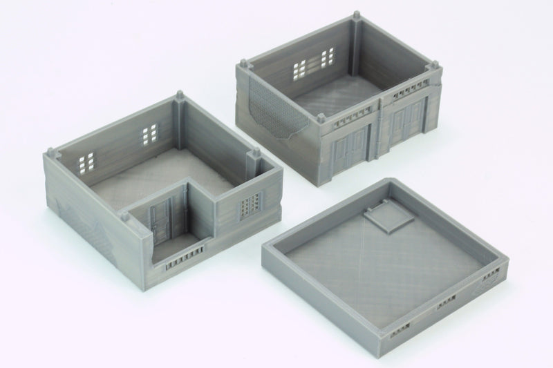 Arab Urban Buildings set of Four Town Houses - Tabletop Wargaming Terrain - Miniature Gaming - 3D Printed