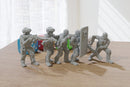 SWAT Breach Team - Five - Modern Wargaming Miniatures for Tabletop RPG - 20mm / 28mm / 32mm Scale Minifigures