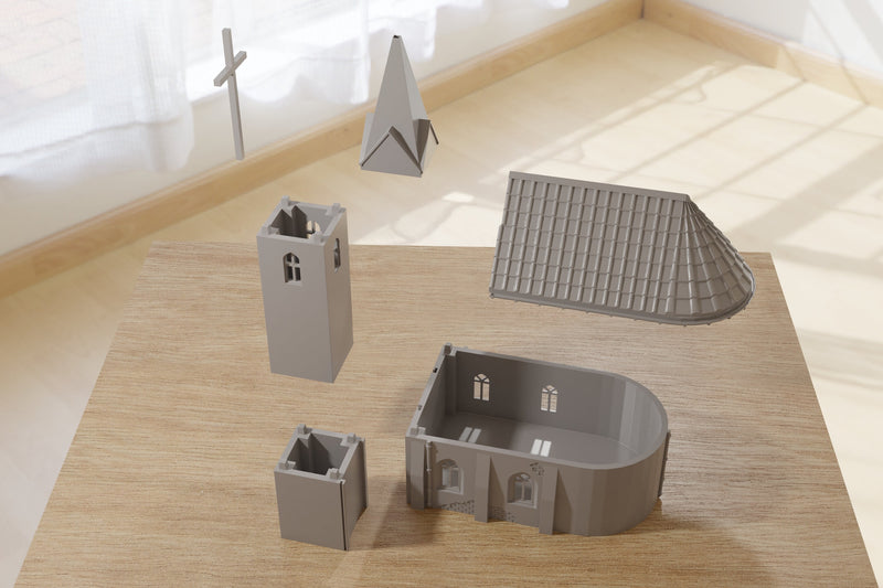 Polish Village Set (VOLUME 1) - Tabletop Wargaming WW2 Terrain | Miniature 3D Printed Model | Flames of War - Zona Alfa