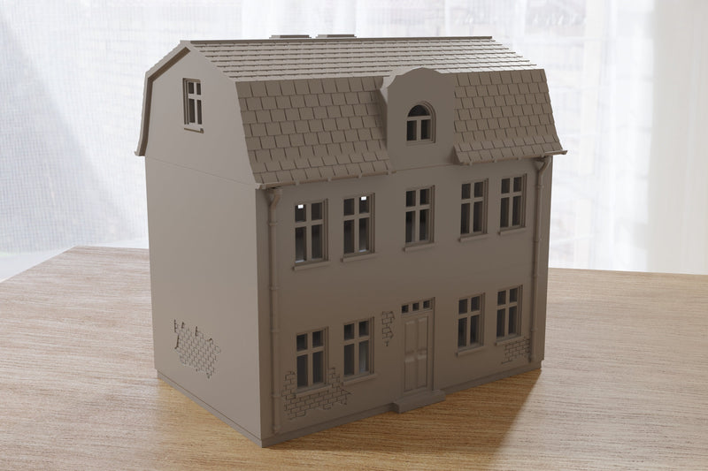 Polish Village House DS-T2 - Tabletop Wargaming WW2 Terrain | Miniature 3D Printed Model | Flames of War - Zona Alfa