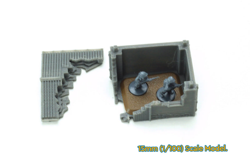 Normandy French Village Shed T2 (VOLUME 2) - Tabletop Wargaming Terrain | Destroyed - Intact | 3D Printed Miniature | Flames of War