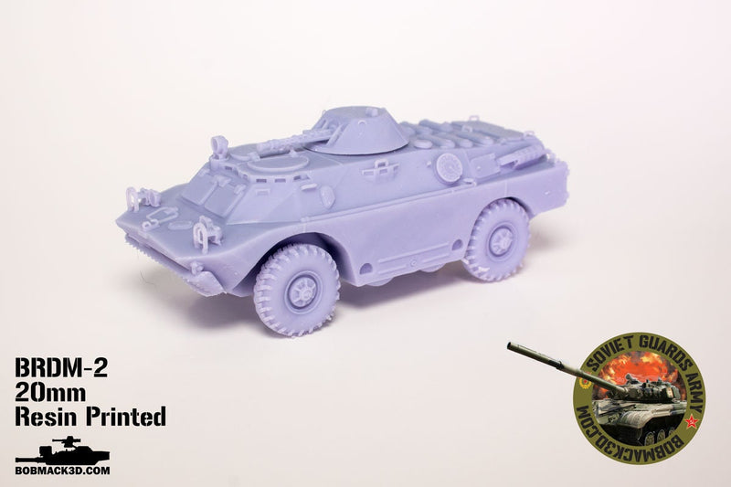 BRDM-2 amphibious armored scout car | 28mm / 20mm / 15mm Wargaming Vehicle Compatible with Team Yankee