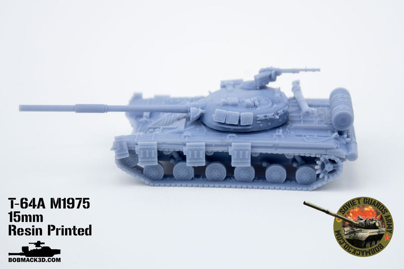 T-64A Main Battle Tank | 28mm / 20mm / 15mm Wargaming Vehicle Compatible with Team Yankee