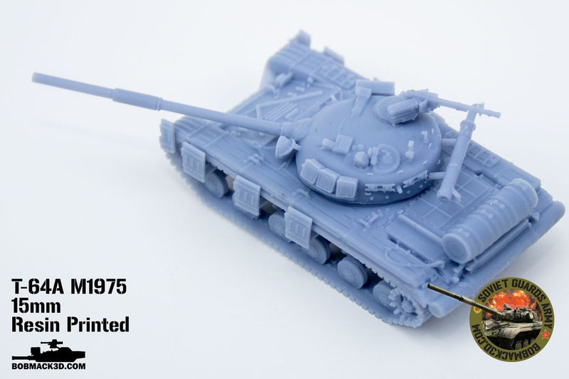 T-64 Main Battle Tank | 28mm / 20mm / 15mm Wargaming Vehicle Compatible with Team Yankee