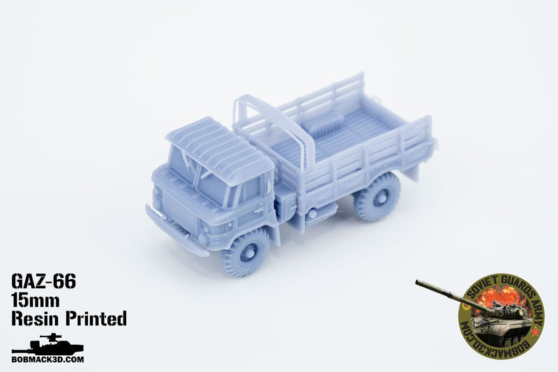 GAZ-66 Soviet (off-road) military truck | 28mm / 20mm / 15mm Wargaming Vehicle Compatible with Team Yankee