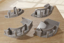 Stalingrad Ruined Corner Hotel SRH MST4 - Tabletop Wargaming WW2 Terrain | Miniature 3D Printed Model | Flames of War & Bolt Action