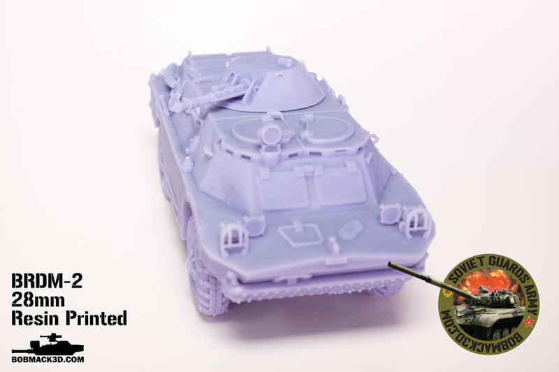 BRDM-2 amphibious armored scout car | 28mm / 20mm / 15mm Wargaming Vehicle Compatible with Team Yankee