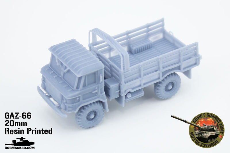 GAZ-66 Soviet (off-road) military truck | 28mm / 20mm / 15mm Wargaming Vehicle Compatible with Team Yankee