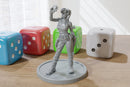 Mechanic Girl - Post-Apocalyptical Miniatures for Zona Alfa - Fallout Wasteland - Tabletop RPG - 20mm / 28mm / 32mm Scale Minifigure