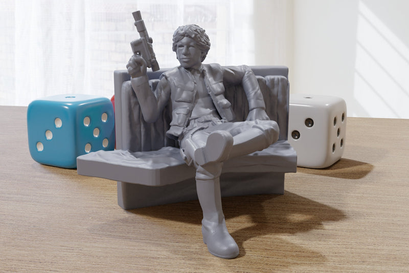Han in the Cantina - Star Wars Legion 35mm Proxy Miniature for Tabletop RPG