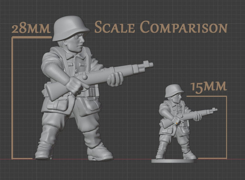 Vietcong Anti Air Team - 28mm Miniature Wargaming - Proxy Minifigures compatible with Vietnam War era Tabletop Wargames