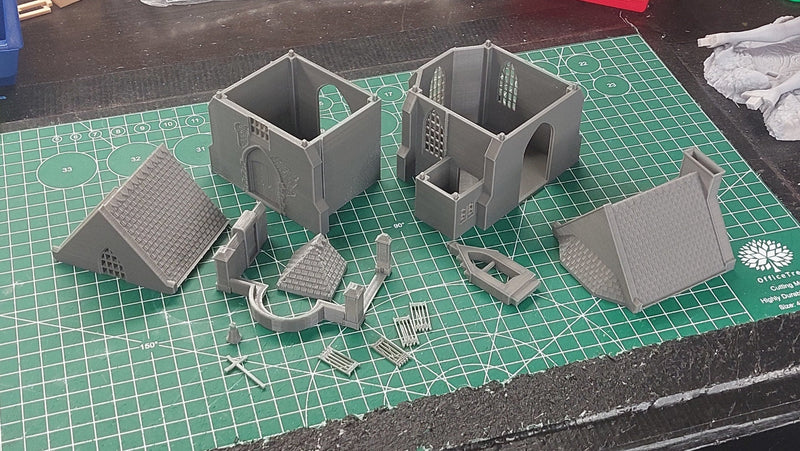 Chapelle Saint-Louis de Formigny - Tabletop Wargaming WW2 Terrain | Miniature 3D Printed Model | Flames of War - Zona Alfa - Bolt Action