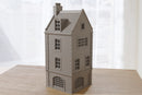 French Commercial Corner House T3 - Tabletop Wargaming WW2 Terrain | Miniature 3D Printed Model | Flames of War & Bolt Action