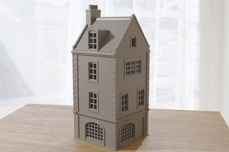 French Commercial Passage Set - Tabletop Wargaming WW2 Terrain | Miniature 3D Printed Model | Flames of War & Bolt Action