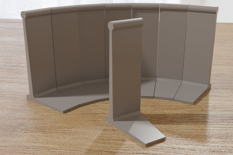 Berlin Wall - Border Defense - Tabletop Wargaming Terrain | Cold War Era | Miniature 3D Printed Model