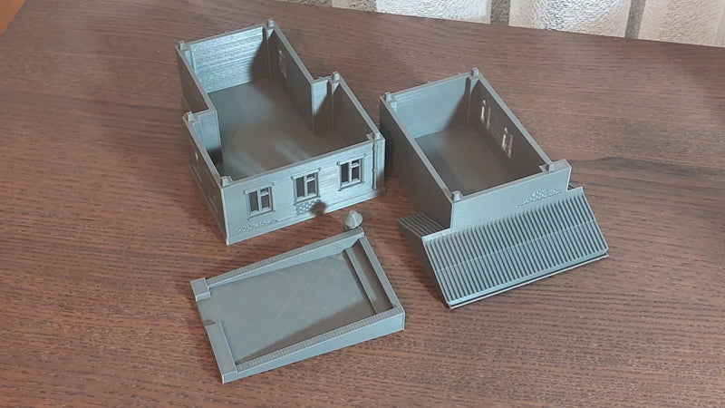 HQ / Weaponry / Communications - Miniature Wargaming Terrain - Zona Alfa - Team Yankee - 3D Print