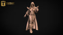 Julia Helmet - 3D Printed Minifigure - Proxy Minis for DnD, Baldurs Gate, Tabletop Fantasy RPG - 28mm / 32mm / 75mm Scale