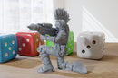 Punk Female with Rocket Launcher - 3D Printed RPG Minifigure - Cyberpunk / Sci-Fi - 28mm / 32mm Scale