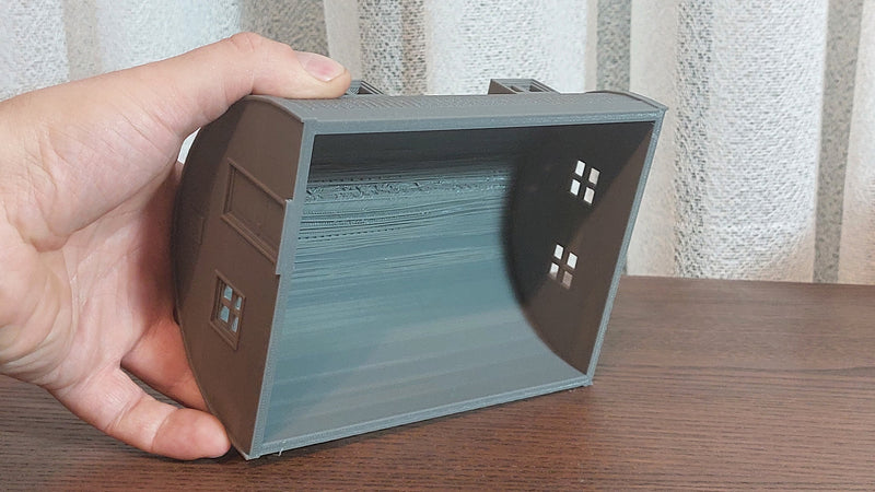 Quonset Hut Barrack - Miniature Wargaming Terrain - Zona Alfa - Team Yankee - 3D Print