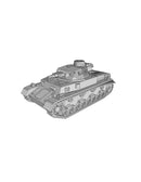 PZ.KPFW. IV F1 - WW2 German Tank - 3D Resin Printed 28mm / 20mm / 15mm Miniature Tabletop Wargaming Vehicle