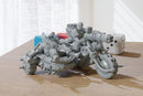 Wasteland Bike with Side Cart - 28mm / 32mm - Post Apocalyptic - Ideal Proxy Miniature for Zona Alfa - Fallout Wasteland Tabletop RPG Games