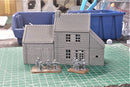 Normandy French Farmhouse - Tabletop Wargaming WW2 Terrain | Proxy 3D Printed Miniature for Bolt Action - Chain of Command - Flames of War
