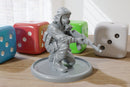 Loner Stalker Hiding in Cover - 3D Printed Minifigure - Post Apocalyptic Miniature for Zona Alfa - Fallout Wasteland