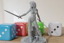 Sexy Jalissa Warrior - Sexy Pin-Up Fan Art - SFW - NSFW - 3D Resin Print Figure - 75mm Scale