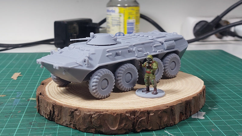 BTR-80 - Modern Wargaming Miniatures for Tabletop RPG - 28mm / 20mm Scale Armored Personnel Carrier