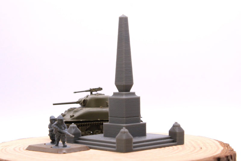 Stalingrad Small Monument - Tabletop Wargaming WW2 Terrain | Proxy 3D Printed Miniature for Bolt Action - Chain of Command - Flames of War
