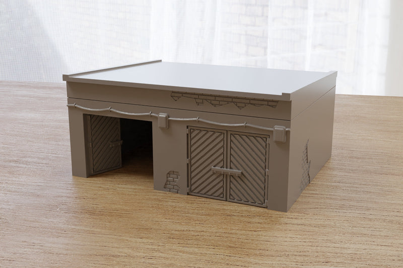 Soviet Garage - 3D Printed Tabletop Wargaming Terrain ideal for ZONA ALFA / KONTRABAND