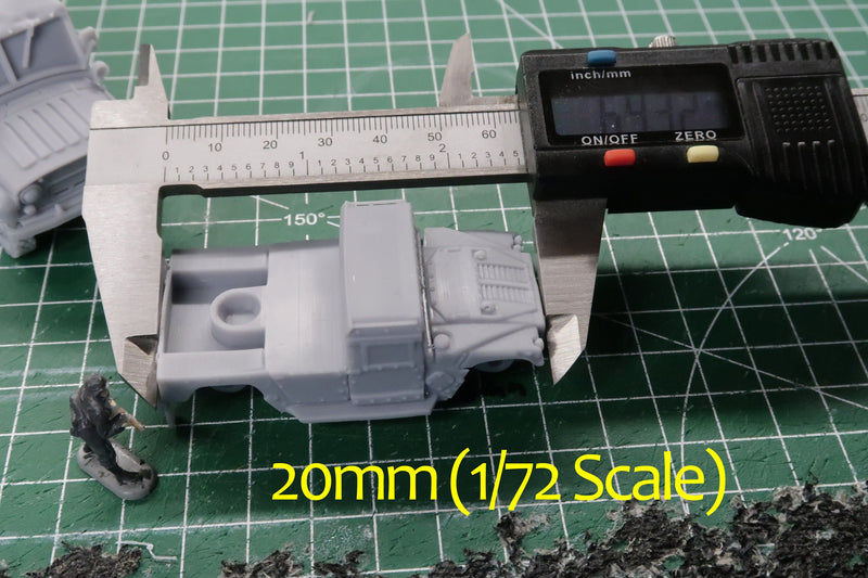 Armed Humvee (Hummer) - Miniature Gaming Tabletop RPG - 28mm Vehicle