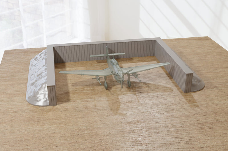 Airfield Parking Lot - 3D Printed Miniature Wargaming Terrain - Awesome for Tabletop Games like Bolt Action or Flames or War