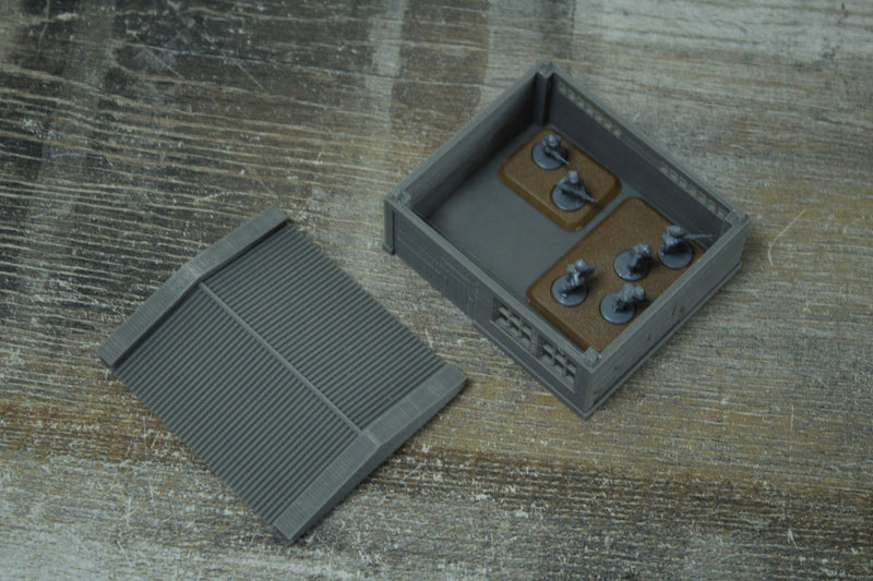 Airfield Tools Shed - 3D Printed Miniature Wargaming Terrain - Awesome for Tabletop Games like Bolt Action or Flames or War