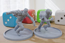 Rider Zombie Horde - 3D Printed Minifigures for Post Apocalyptic Miniature Tabletop Games like Zona Alfa - Fallout Wasteland