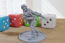 Woman Soldier Zombie - 3D Printed Minifigures for Post Apocalyptic Miniature Tabletop Games like Zona Alfa - Fallout Wasteland