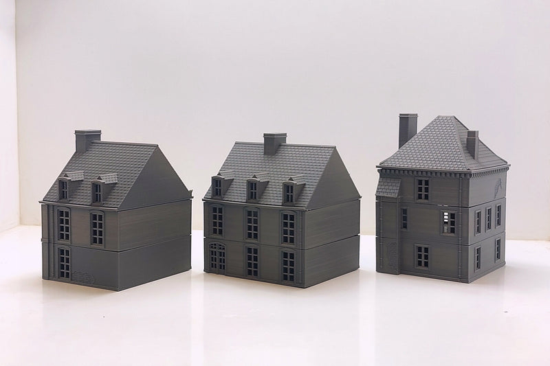 Chateau st Come Brevile - Tabletop Wargaming WW2 Terrain | Proxy 3D Printed Miniature for Bolt Action - Chain of Command - Flames of War