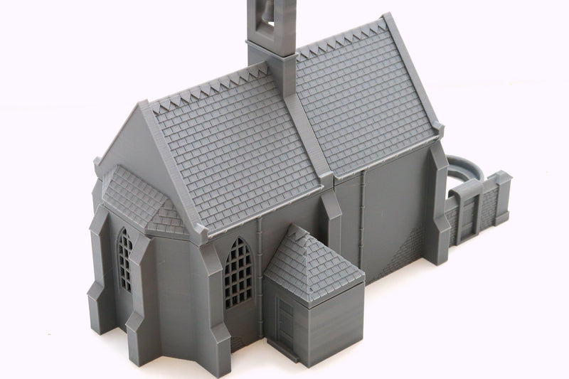 Chapelle Saint-Louis de Formigny - Tabletop Wargaming WW2 Terrain | Miniature 3D Printed Model | Flames of War - Zona Alfa - Bolt Action