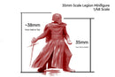 Zori - 35mm Scale Proxy Minifigure for Sci-Fi Tabletop Wargames like SW Legion