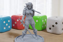 Crimson Siobhian - 3D Printed Minifigures for Fantasy Miniature Tabletop Games DND, Frostgrave 28mm / 32mm / 75mm