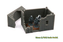 Small Stone Normandy Shed T1 Destroyed (Volume 1) 3D Printed Tabletop Wargaming Terrain for Miniature Games like Bolt Action, Flames of War