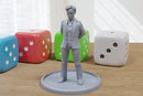 Cyber Business Man - 3D Printed Proxy Minifigures for Sci-fi / Cyberpunk Miniature Tabletop Games