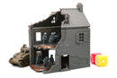 Normandy French House DS-T1 Destroyed (Volume 1) 3D Printed Tabletop Wargaming Terrain for Miniature Games like Bolt Action, Flames of War