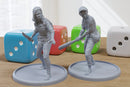 Gleen and Maggie - 3D Printed Minifigures for Zombie Post Apocalyptic Miniature Tabletop Games TTRPG