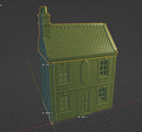 Normandy French Cottage DS T9 - 3D Printed Tabletop Wargaming Terrain for Miniature Games like Bolt Action, Flames of War